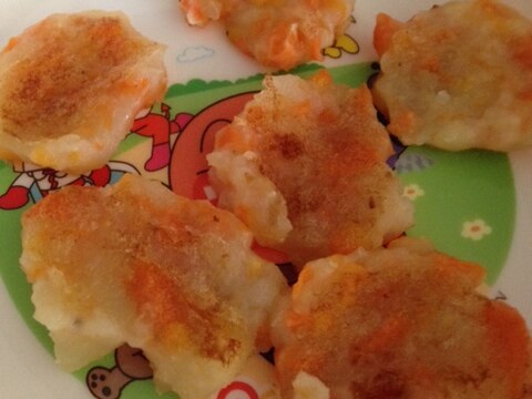 離乳食 人参とジャガイモのチーズおやき レシピ 作り方 By かなぶん 楽天レシピ 離乳食 人参とジャガイモのチーズおやき レシピ 作り方 By かなぶん 楽天レシピ